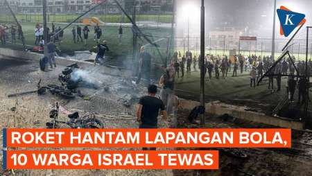 Serangan Roket Hantam Lapangan Bola di Wilayah Rampasan Israel, 10 Orang Tewas