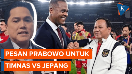 Erick Thoir Sampaikan Pesan Prabowo untuk Timnas Jelang Lawan Jepang