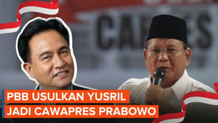 Resmi Dukung Prabowo, PBB Usul Yusril Jadi Cawapres