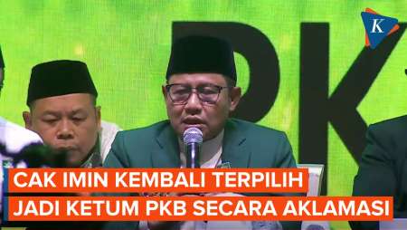 Muhaimin Iskandar Kembali Terpilih Jadi Ketua Umum PKB Secara Aklamasi