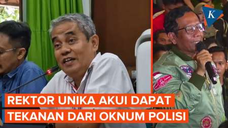 Kronologi Rektor Unika Dapat Tekanan dari Oknum Polisi untuk Ucapkan Selamat ke Jokowi