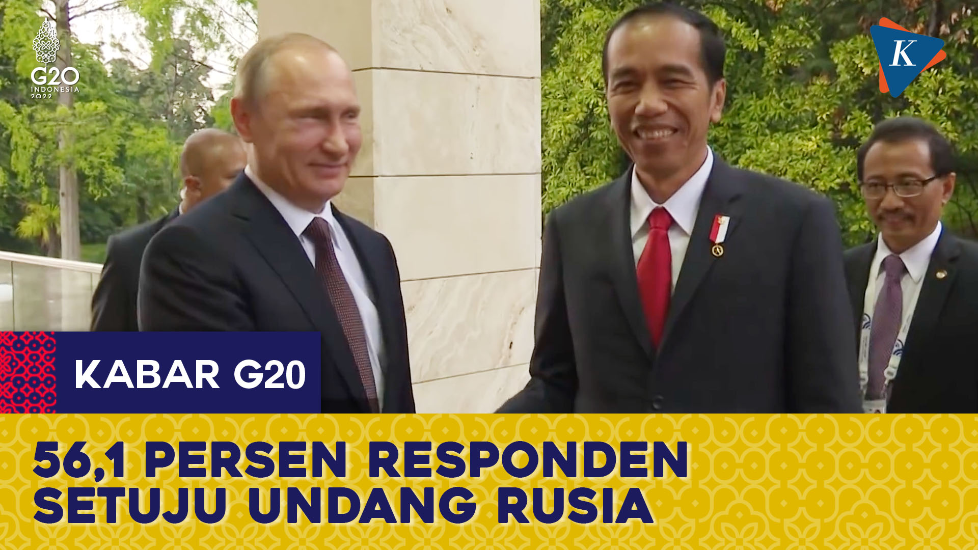 Mayoritas Responden Setuju Rusia Hadir dalam KTT G20