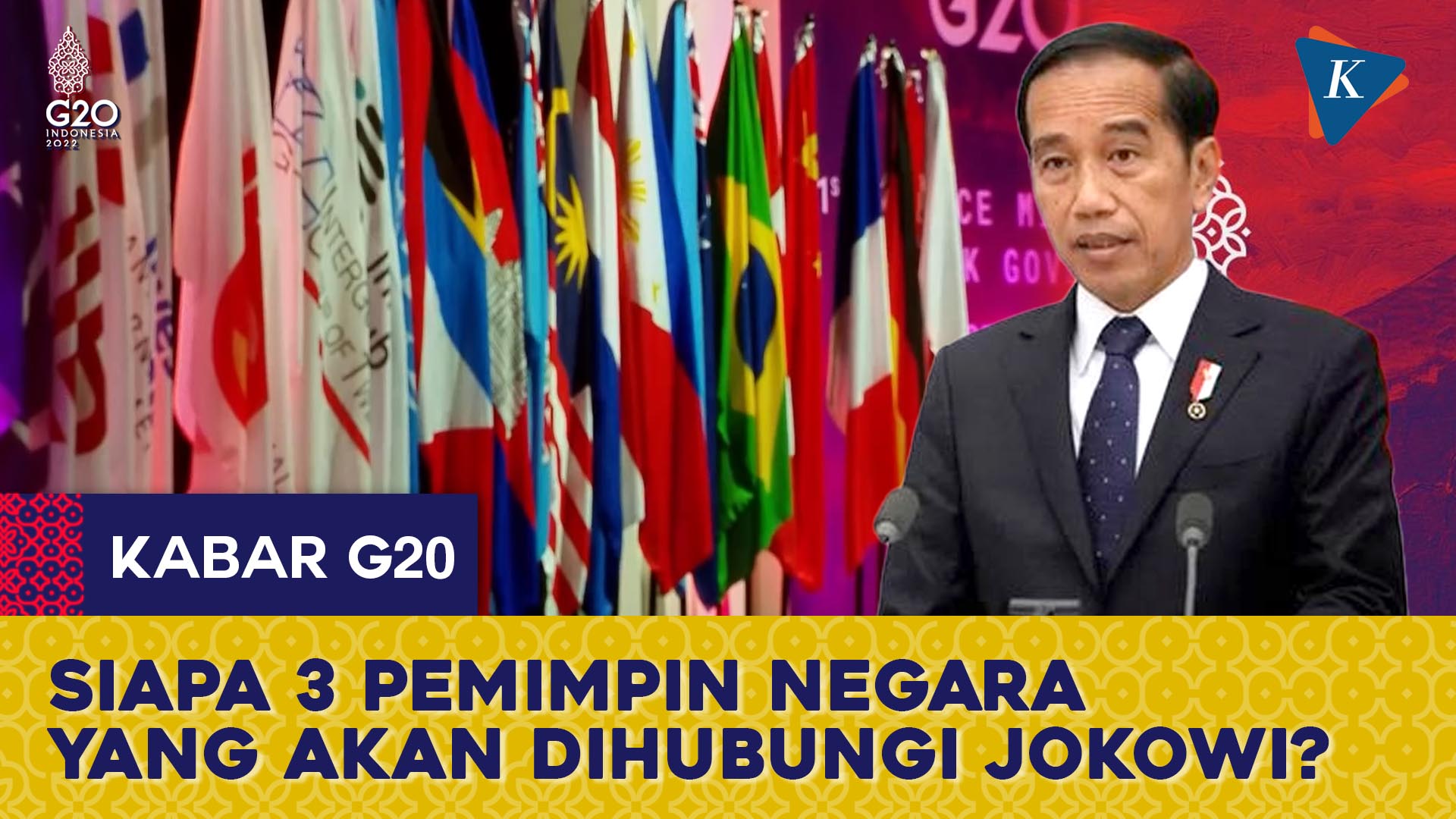 Jokowi Akan Telepon 3 Pemimpin Dunia, Konfirmasi Kehadiran di KTT G20