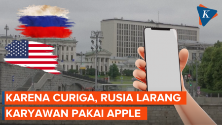 PNS Rusia Dilarang Pakai iPhone, Curiga Dimata-matai AS