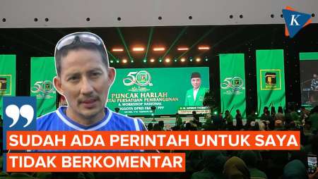 PPP Tak Lolos ke Senayan, Sandiaga: Saya Diminta Tak Komentar