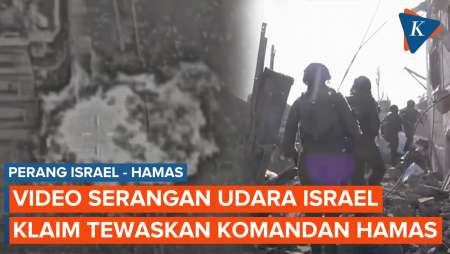 Detik-detik Serangan Israel dari Udara Hantam Gaza, Diklaim Tewaskan Komandan…