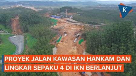 Proyek Jalan Kawasan Hankam dan Lingkar Sepaku 4 di IKN Berlanjut