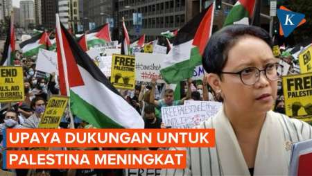 Menlu Retno Ungkap Jumlah Negara yang Dukung Palestina Meningkat