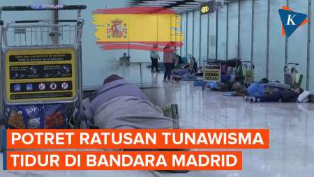 Harga Sewa Hunian Melonjak, Tunawisma Spanyol Ramai-ramai Tidur di Bandara