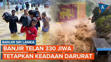 Presiden Tetapkan Keadaan Darurat Usai Korban Tewas Banjir Sri Lanka Lampaui 330 Orang