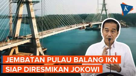 Jembatan Pulau Balang IKN Rampung, Kini Balikpapan ke Penajam Paser Utara Sejam