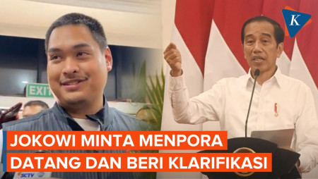 Respons Jokowi soal Menpora Dito Dipanggil Kejagung