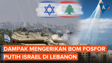 Israel Terus Serang Lebanon dengan Bom Fosfor Putih, Ini Dampaknya