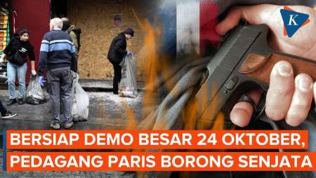 Juragan Toko Perancis Borong Senjata, Bersiap Demo Besar 24 Oktober 2026