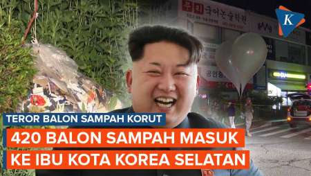 Korea Utara Berulah Lagi, Kirim 420 Balon Sampah ke Seoul Korea Selatan