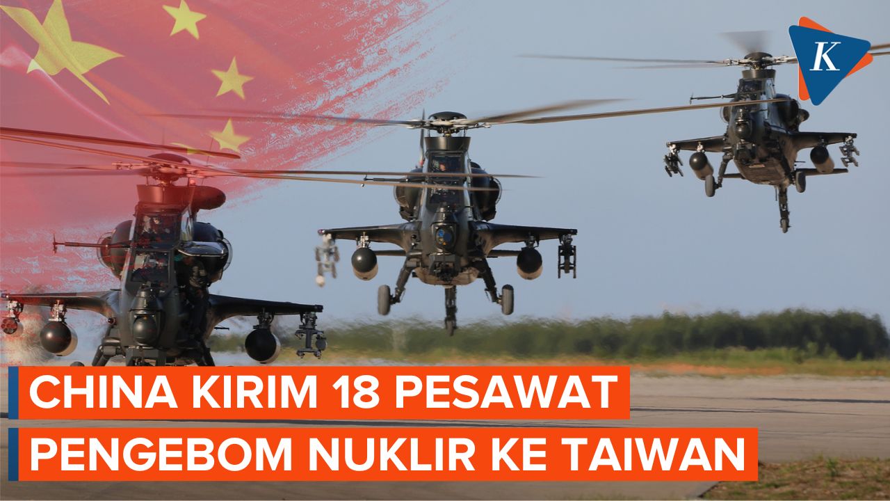 China Kirim 18 Pesawat Pengebom Berkemampuan Nuklir ke Zona Pertahanan Taiwan