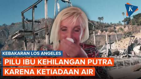 Pilu Ibu Korban Kebakaran LA Kehilangan Sang Putra karena Ketiadaan Air