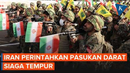 Militer Iran Perintahkan Pasukan Darat Siaga Tempur