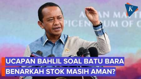 Bahlil Bilang Stok Batu Bara Masih Aman, Dari Mana Sumbernya?