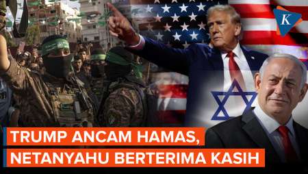 Trump Ancam Hamas agar Bebaskan Sandera, Netanyahu Ucapkan Terima Kasih