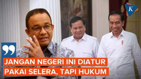 Anies Minta Pakar Hukum Kaji Pernyataan Presiden Terkait Netralitas