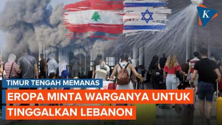 Perang Tinggal Tunggu Waktu, Warga Eropa Diminta Tinggalkan Lebanon