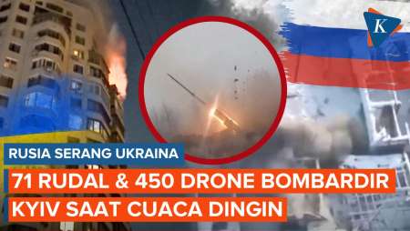 Rusia Membombardir Ukraina Saat Cuaca Dingin Melanda Negara Ini