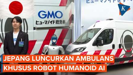 Ogah Kalah Dari China, Jepang Luncurkan Ambulans Robot Humanoid AI