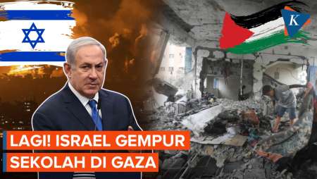 Lagi-lagi! Israel Gempur Sekolah di Gaza, 2 Orang Tewas