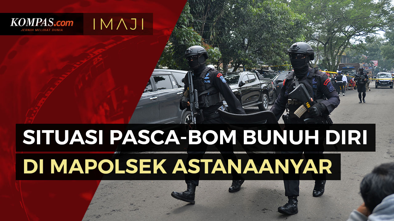 Begini Situasi TKP Pasca-bom Bunuh Diri di Mapolsek Astanaanyar Bandung