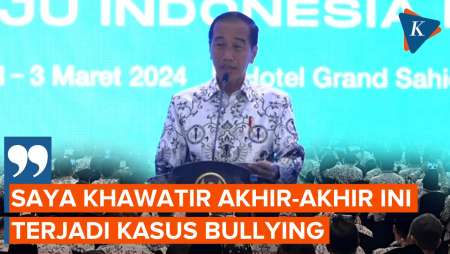 Jokowi Khawatir Banyak Kasus Bullying 