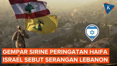 2 Proyektil Kiriman Lebanon Bikin Sirine Peringatan di Haifa Israel Meraung