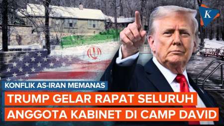 Perang Iran Masuk Fase Kritis, Trump Gelar Rapat Kabinet di Camp David