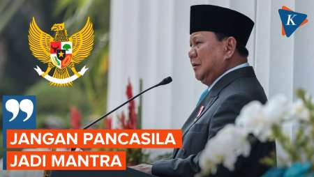 Prabowo Tegaskan Pancasila Bukan Mantra atau Sekadar Slogan