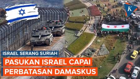 Pasukan Israel Dekati Damaskus Usai Serang Pangkalan Udara Suriah