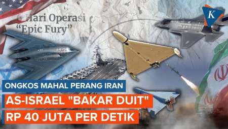 Perang Iran "Pancing" AS-Israel Bakar Duit Rp 40 Juta per Detik?