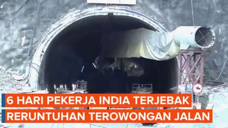 Hari Keenam 40 Pekerja Terjebak di Terowongan Jalan di India