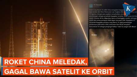 Roket China Meledak Saat Diluncurkan, Gagal Bawa Satelit ChinaSat-4B