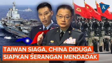 Taiwan Waswas, China Bisa Lakukan Serangan Mendadak