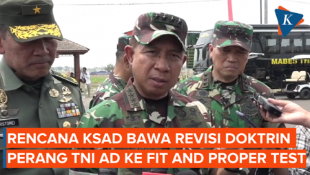 Doktrin Perang TNI AD Masih Lawas, KSAD Agus Siap Bawa Revisinya ke Fit and Proper Test