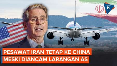 Tak Gubris Larangan AS, Pesawat Iran Tetap Terbang ke China