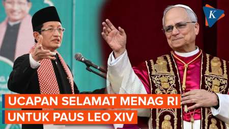 Indonesia Melalui Kemenag Ucapkan Selamat Terpilihnya Paus Leo XIV