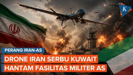 Drone Iran Serbu Kuwait, Hantam Hanggar Pesawat Dan Fasilitas Satelit AS
