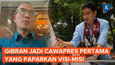 Gibran Jadi Cawapres Pertama yang Paparkan Visi-Misi Saat Debat Nanti