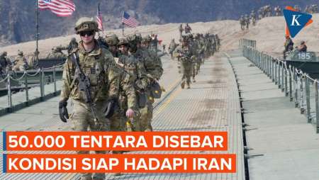 AS Sebar 50.000 Tentaranya di Timur Tengah untuk Lanjutkan Serangan ke Iran