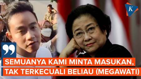 Gibran Ungkap Akan Minta Masukan Megawati dalam Penyusunan Kabinet