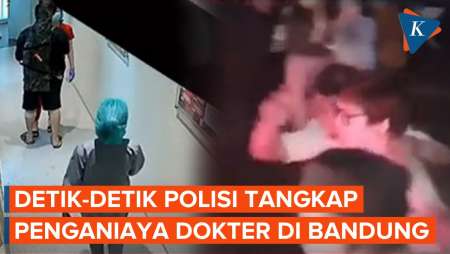 Detik-detik Penganiaya Dokter Gigi di Bandung Ditangkap Polisi