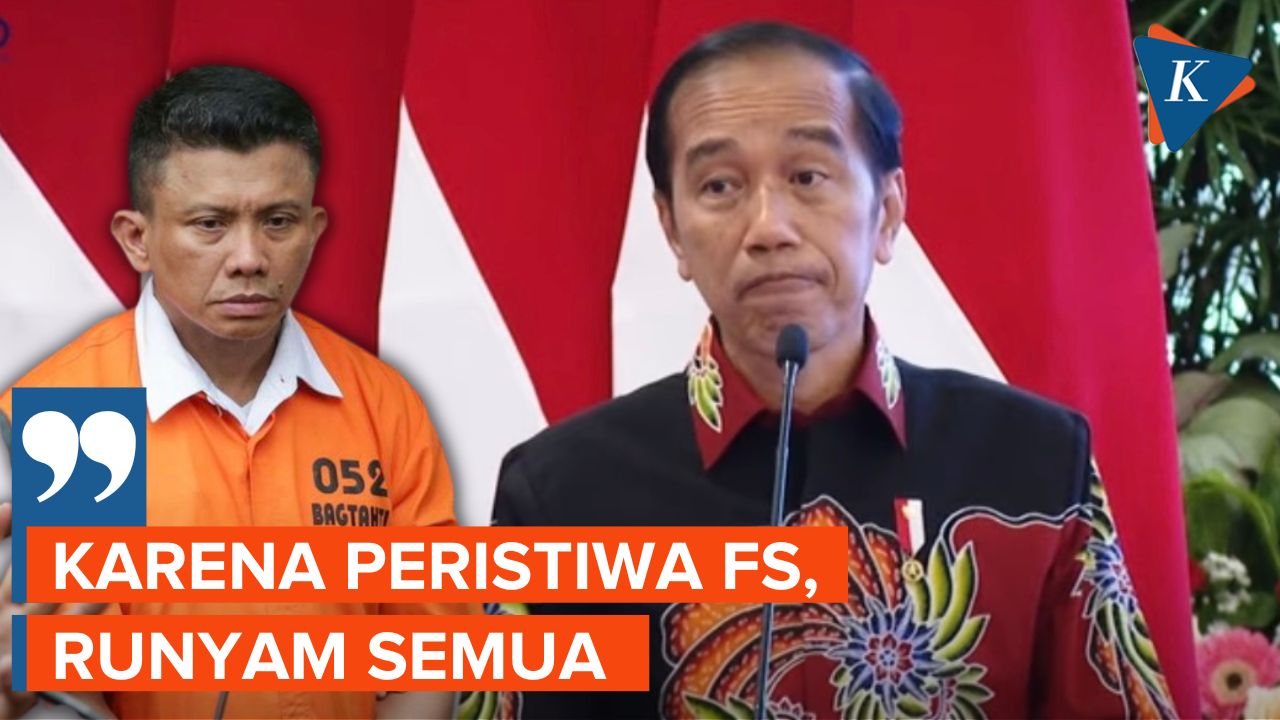 Saat Jokowi Singgung Ferdy Sambo Bikin Runyam Institusi Polri