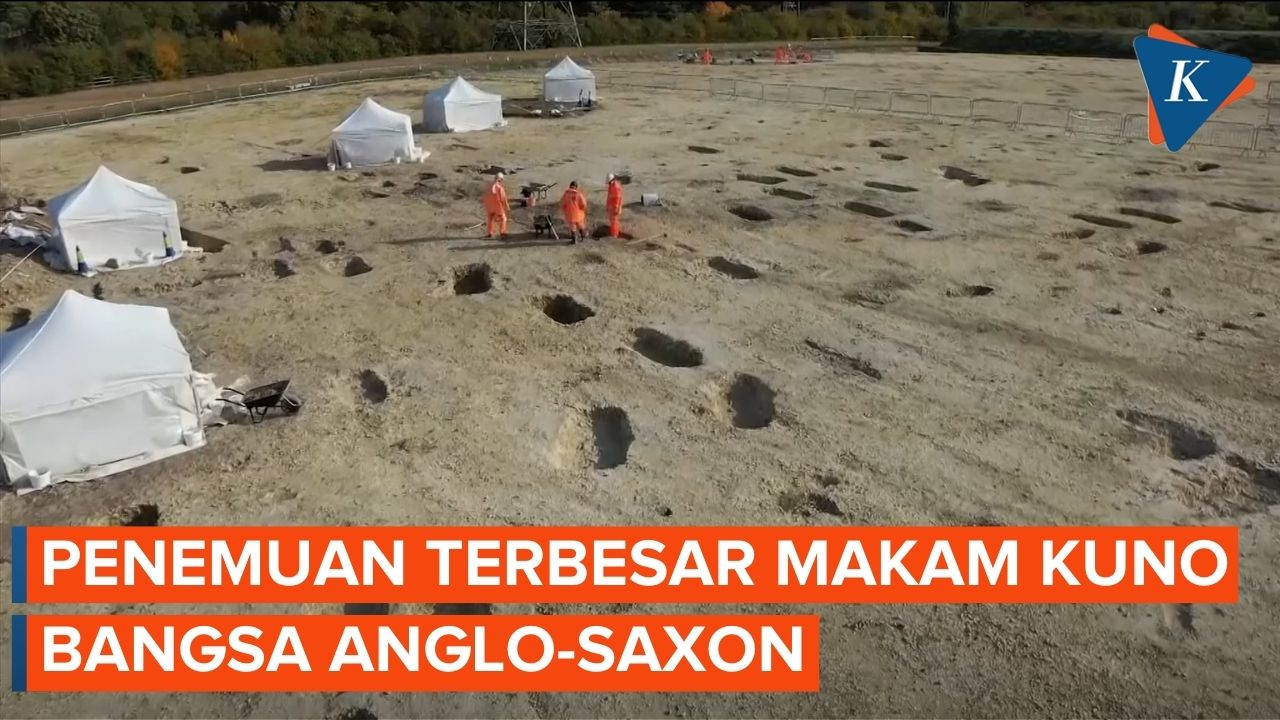 Penemuan Terbesar Ratusan Makam Bangsa Anglo-Saxon di Inggris