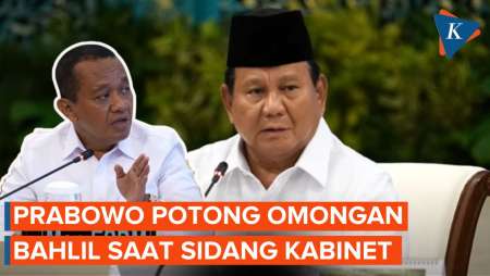 Prabowo Potong Omongan Bahlil Dalam Sidang Kabinet Di Istana